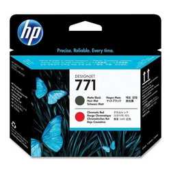 Hp 771-CE017A Orjinal Mat Siyah & Kromatik Kırmızı Baskı Kafası 