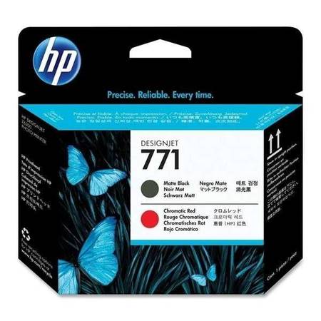 Hp 771-CE017A Orjinal Mat Siyah & Kromatik Kırmızı Baskı Kafası - 1