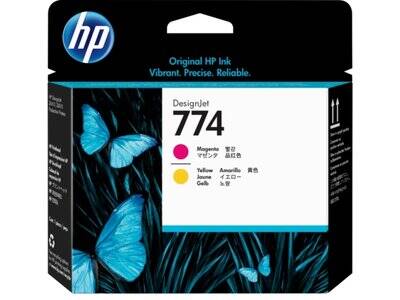 HP 774 DesignJet Kırmızı Sarı Baskı Kafası P2V99A - 1