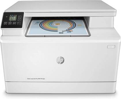 HP 7KW54A Color LaserJet Pro MFP M182N + Tarayıcı + Fotokopi + Network + Renkli Yazıcı - 1