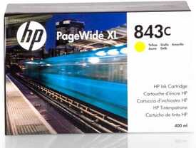 Hp - HP 843C C1Q68A Sarı Orjinal Kartuş PageWide XL 4000 Serisi