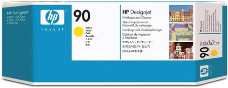 Hp 90-C5057A Orjinal Sarı Baskı Kafası ve Kafa Temizleyici - 1