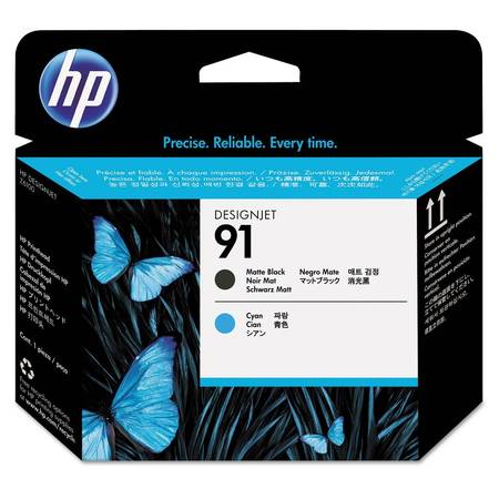 Hp 91-C9460A Orjinal Mat Siyah Ve Mavi Baskı Kafası - 1