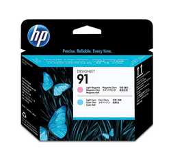 Hp 91-C9462A Orjinal Açık Kırmızı Ve Açık Mavi Baskı Kafası - Hp