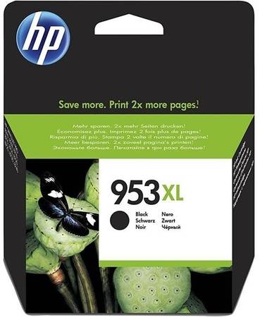 HP 953XL-L0S70AE Siyah Orjinal Kartuş - 1