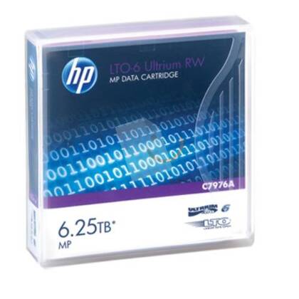 HP C7976A LTO-6 Ultrium 6.25Tb MP RW Data Kartuşu - 1