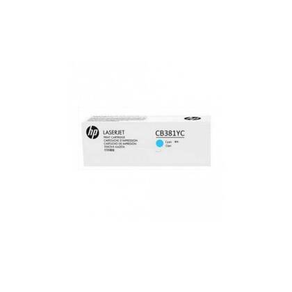 HP CB381YC- 824A Mavi Orjinal Toner - 1