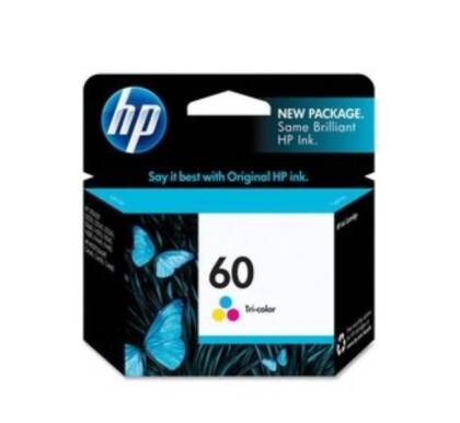 HP 60 CC643WB Renkli Orjinal Kartuş - 1