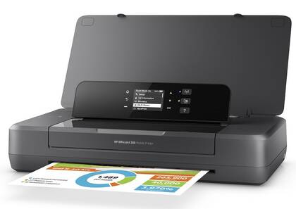 HP N4K99C Officejet 202 Taşınabilir Mobil Mürekkep Kartuşlu Yazıcı - 1