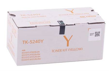 Kyocera Mita TK-5240 Muadil Sarı Toner - 1