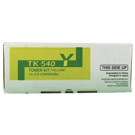 Kyocera Mita TK-540 Sarı Muadil Toner - 1
