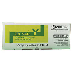 Kyocera Mita TK-540 Sarı Orjinal Toner - Kyocera