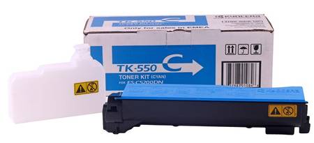 Kyocera Mita TK-550 Mavi Orjinal Toner - 1
