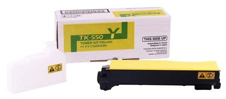 Kyocera Mita TK-550 Sarı Muadil Toner - 1