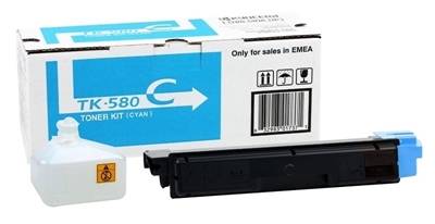 Kyocera Mita TK-580 Mavi Orjinal Toner - 1