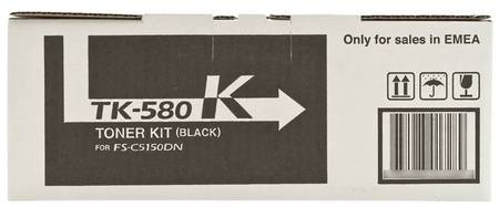 Kyocera Mita TK-580 Siyah Orjinal Toner - 1