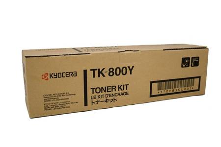 Kyocera Mita TK-800Y Orjinal Sarı Toner - 1
