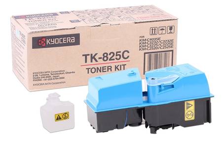 Kyocera Mita TK-825 Mavi Orjinal Toner - 1