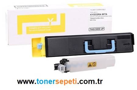 Kyocera Mita TK-865 Sarı Muadil Fotokopi Toner - 1