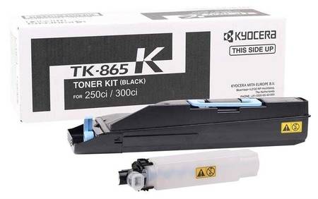 Kyocera Mita TK-865 Siyah Orjinal Fotokopi Toner - 1