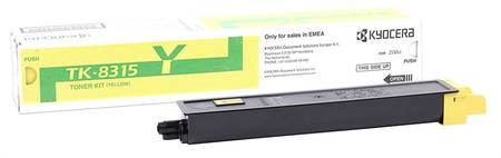 Kyocera TK-8315 Sarı Orjinal Fotokopi Toner - 1