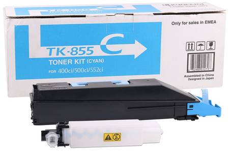 Kyocera TK-855 Mavi Orjinal Fotokopi Toner - 1