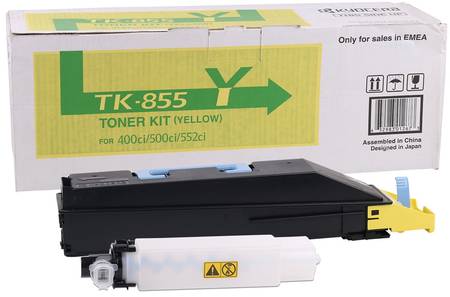 Kyocera TK-855 Sarı Orjinal Fotokopi Toner - 1