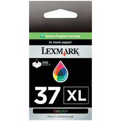 Lexmark - Lexmark 37XL 18C2180E Orjinal Renkli Kartuş