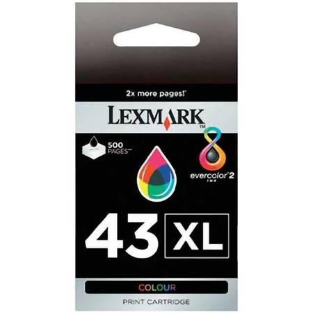 Lexmark 43XL-18YX143E Renkli Orjinal Kartuş - 1