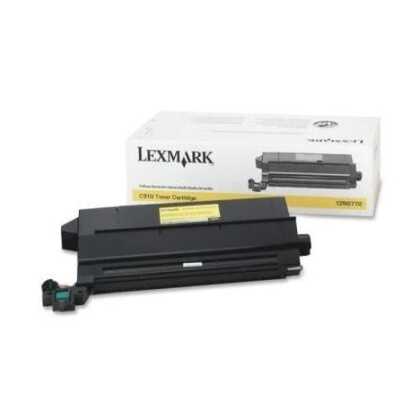 Lexmark C-910 Orjinal Sarı Toner C-912 X-912 - 1