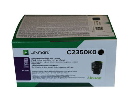 Lexmark C2350K0 Siyah Orjinal Toner - 1