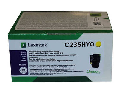 Lexmark C235HY0 Sarı Orjinal Toner - 1