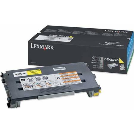 Lexmark C500-C500S2YG Orjinal Sarı Toner - 1