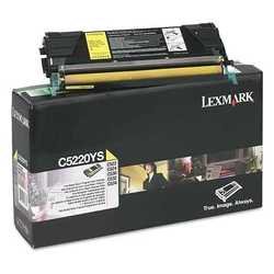 Lexmark C522-C5220YS Sarı Orjinal Toner 