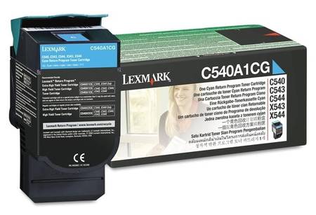 Lexmark C540-C540A1CG Mavi Orjinal Toner - 1