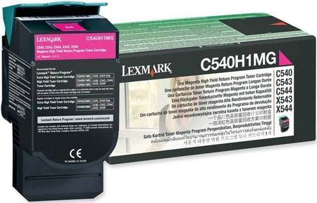 Lexmark C540-C540H1MG Kırmızı Orjinal Toner - 1