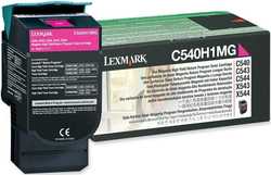 Lexmark - Lexmark C540-C540H1MG Kırmızı Orjinal Toner YK.