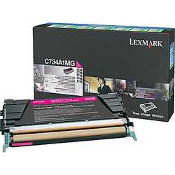 Lexmark C734-C734A1MG Kırmızı Orjinal Toner - Lexmark