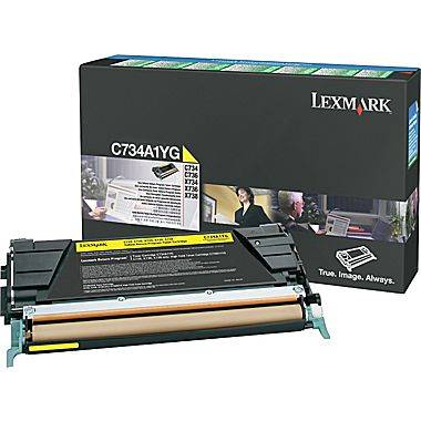 Lexmark C734-C734A1YG Sarı Orjinal Toner - 1