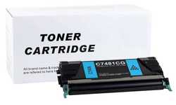 Lexmark C746-C746A1CG Mavi Muadil Toner 