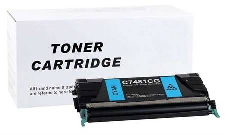 Lexmark C746-C746A1CG Mavi Muadil Toner - 1