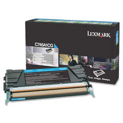 Lexmark C746-C746A1CG Mavi Orjinal Toner - Lexmark