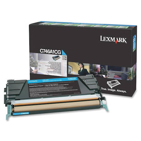 Lexmark C746-C746A1CG Mavi Orjinal Toner - 1