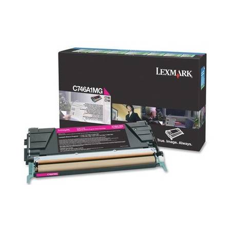 Lexmark C746-C746A1MG Kırmızı Orjinal Toner - 1