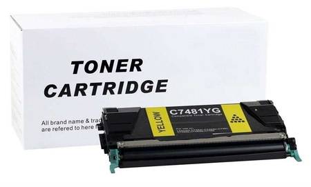 Lexmark C746-C746A1YG Sarı Muadil Toner - 1