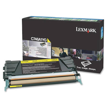 Lexmark C746-C746A1YG Sarı Orjinal Toner - 1