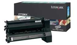 Lexmark C772-C7720KX Siyah Orjinal Toner 15K. 