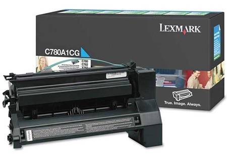 Lexmark C782-C780A1CG Mavi Orjinal Toner - 1