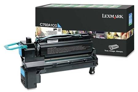 Lexmark C792-C792A1CG Mavi Orjinal Toner - 1