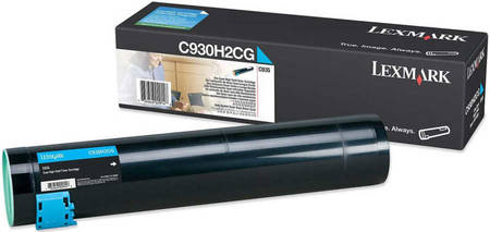 Lexmark C935-C930H2CG Mavi Orjinal Toner - 1